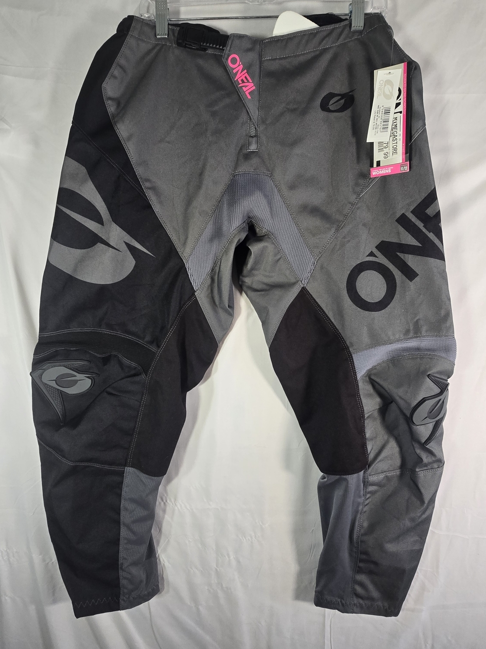 O'NEAL Women's Gray & Black MX Riding Pants